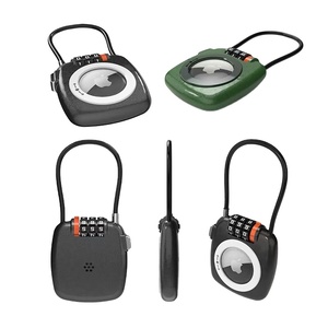 Hệ thống an ninh hành lý thẻ không khí với khóa mật khẩu 3 chữ số và khóa cáp để ngăn ngừa mất mát và trộm cắp vật có giá trị - Product Image 2