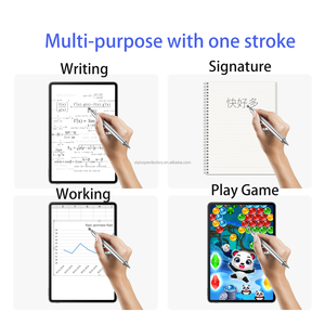 2in1สไตลัสแบบพาสซีฟอเนกประสงค์อะลูมิเนียมและพลาสติกใช้ได้กับแอนดรอยด์และแอปเปิ้ล<span class=keywords><strong>ไอ</strong></span><span class=keywords><strong>โฟน</strong></span>ไอแพด<span class=keywords><strong>โทรศัพท์</strong></span>แท็บเล็ต - Product Image 5