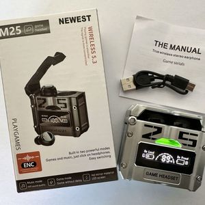 Audífonos Intrauditivos Inalámbricos M25 Tws con Cancelación de Ruido para Juegos - Product Image 3