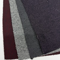 Tissu tricoté en polyester, coton et élasthanne 320 g/m² extensible pour pantalons de survêtement, sweats à capuche et ensembles de sport décontractés