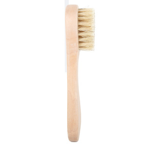 Playboy Wooden Boar Bristle Body <b>Brush</b> Natural Wood Color Exfoliator For Bath And Skin Care - Product Image 5