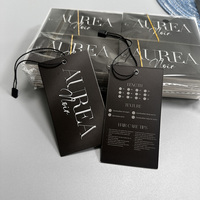 Etiquetas de Lujo Personalizadas para Cuidado del Cabello, Etiquetas de Papel Grueso con Logotipo Personalizado, Etiquetas para Pelucas, Etiquetas de Papel para Extensiones de Cabello