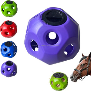 كرة القش للحصان بحزام معلق لإطعام الخيول ببطء ، كرة معلقة كبيرة جدًا لحجرة الرعي ، لوازم مستقرة - Product Image 3