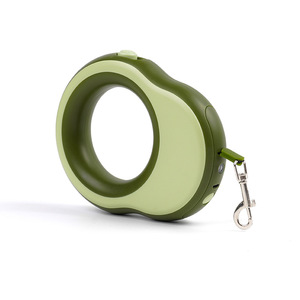 Nueva correa transfronteriza para perros con diseño de bloques de color aguacate, correa retráctil para pasear gatos y perros. - Product Image 5