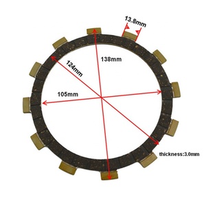 Xe Máy Ly Hợp Ma Sát Tấm Đối Với YAMAHA TTR250 TZR250R WR250F WR250R WR250X YZ125 XG250 TRICKER XT250 Serow - Product Image 4