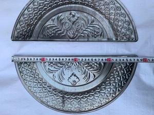 En fer forgé en métal estampé en acier ornemental feuille et fleur pour porte de fer - Product Image 5