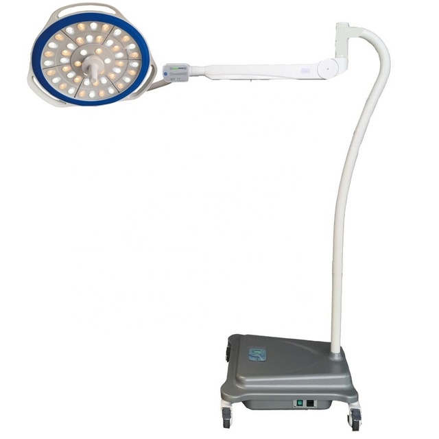 Round Type Lamp  Electric Portable Mobile Operating Room Surgery Light Shadowless Veterinary LED Surgical Lamps