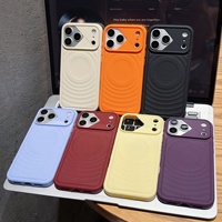 Coque de téléphone en TPU à texture ondulée pour iPhone 18 Pro Max, coque arrière souple et colorée pour iPhone 18 Pro, 17, 16, 15, 14, 13