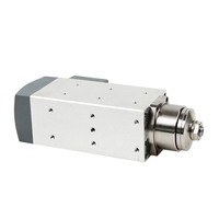Moteur carré à refroidissement par air à grande vitesse pour machines à router cnc, petit volume, pas cher, 1,1 kw, 6000 vitesses