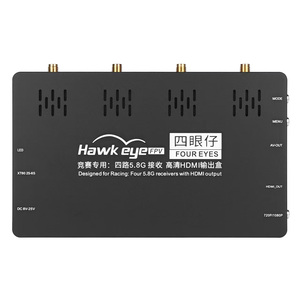 กล่องรับสัญญาณภาพแบบแบ่งหน้าจอ 4 ช่อง Hawkeye Little Pilot Four Eyes รุ่น 5.8G รับสัญญาณ 4 ช่องสัญญาณ พร้อมส่งสัญญาณออกทีวี/โทรศัพท์ 4 ช่องสัญญาณ จากกวางตุ้ง ขายดี - Product Image 1