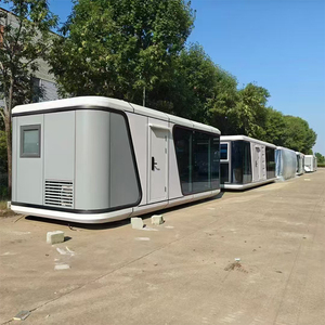 Maison en conteneur <span class=keywords><strong>mobile</strong></span> à configuration intelligente de luxe Capsule spatiale du fournisseur chinois inspirée deux chambres un hall immeuble de bureaux - Product Image 2