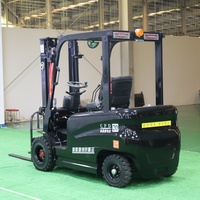Chariot élévateur électrique 2 tonnes, 3 tonnes, 4 tonnes avec mât à levage libre en 2 étapes pour la mise en et le déchargement de conteneurs, solution de stockage