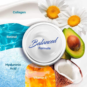 Crème hydratante pour le visage végétalien biologique en vrac <span class=keywords><strong>de</strong></span> marque privée crème pour le visage au collagène d'escargot crème au collagène jour et nuit - Product Image 2