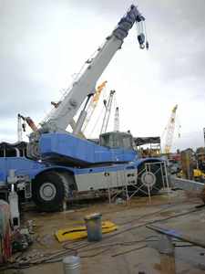 יפן המקורית נעשתה בשימוש מנוף <span class=keywords><strong>komatsu</strong></span> lw500 במצב מעולה בשימוש 50 טון מנוף שטח קשה 50 טון מנוף - Product Image 2