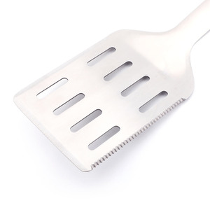Stainless Steel Grill Set 3 Piece Spatula Fork Tongs Multi Function Outdoor Indoor <b>BBQ</b> <b>Tools</b> Durable Kitchen Utensils - Product Image 3