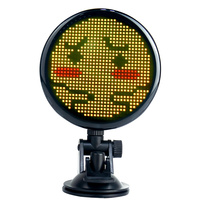 Meilleure Vente : Écran LED Rond 5V pour Vitre Arrière de Voiture avec Affichage de Bienvenue, Compatible SDK, pour Extérieur