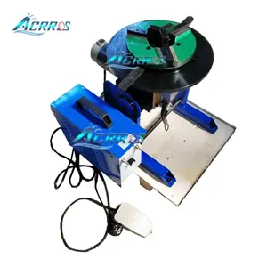 Small Pipe Tig Welding Stainless Steel 25Mm Diameter Rotary Welding Turntable With Torch Holder