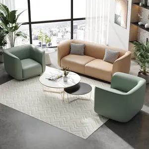 Office sofa suppliers foshan city public seating leather sofa office sofas