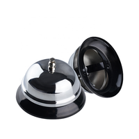 YH 88*55mm Casino En Acier Inoxydable Baccarat Table Dealer Anneau Cloche Manuel Restaurant Cloche Hôtel Appel Cloche pour Le Jeu