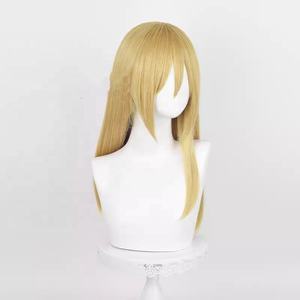 วิกผมคอสเพลย์ Attack on Titan แบบขายส่ง ยาว 50 ซม. ผมตรงสีบลอนด์ ฮิสุโตริยะ เรซุ วิกผมสังเคราะห์ <span class=keywords><strong>ท</strong></span>นความร้อน สำหรับ<span class=keywords><strong>คอ</strong></span>สเพลย์<span class=keywords><strong>อน</strong></span>ิเมะ - Product Image 3