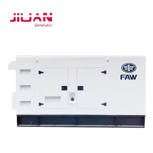 Água refrigerado único/3 fase 90kva faw motor silencioso gerador diesel 50hz ca4110/125z-09d