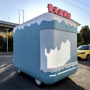 Carrito de Comida Shawarma para Exteriores, Quiosco de Comida Callejera, Carritos de Café, Remolque de Comida Móvil Usado, Comida Rápida, Snacks, Hot Dogs, Helados - Product Image 1