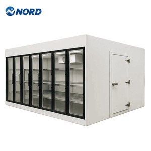 Cửa Kính Thương Mại Đi Bộ Trong Mát Hiển Thị Phòng Lạnh Cho Lạnh Lưu Trữ Phòng Lạnh Cho Hoa - Product Image 1