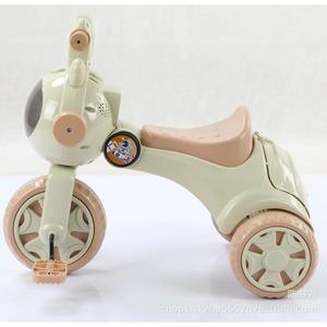 Children's Tricycle Baby Pedal Car 2-4 Years Plastic Foaming Wheels With Lights And Music Toy For Kids - Product Image 5