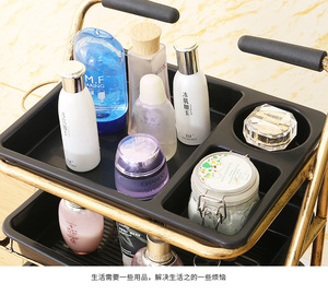 Gouden Kapper Assistent Salon <span class=keywords><strong>Trolley</strong></span> Met Universele Wielen Metalen Wirwar-Vrije Haarspa <span class=keywords><strong>Trolley</strong></span> - Product Image 6
