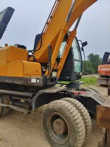 Excavatrice sur pneus originale d'occasion de la Corée Hyundai 210/Excavatrice sur roues Robex Hyundai R210w 210w-7 de 21 tonnes à vendre - Product Image 4