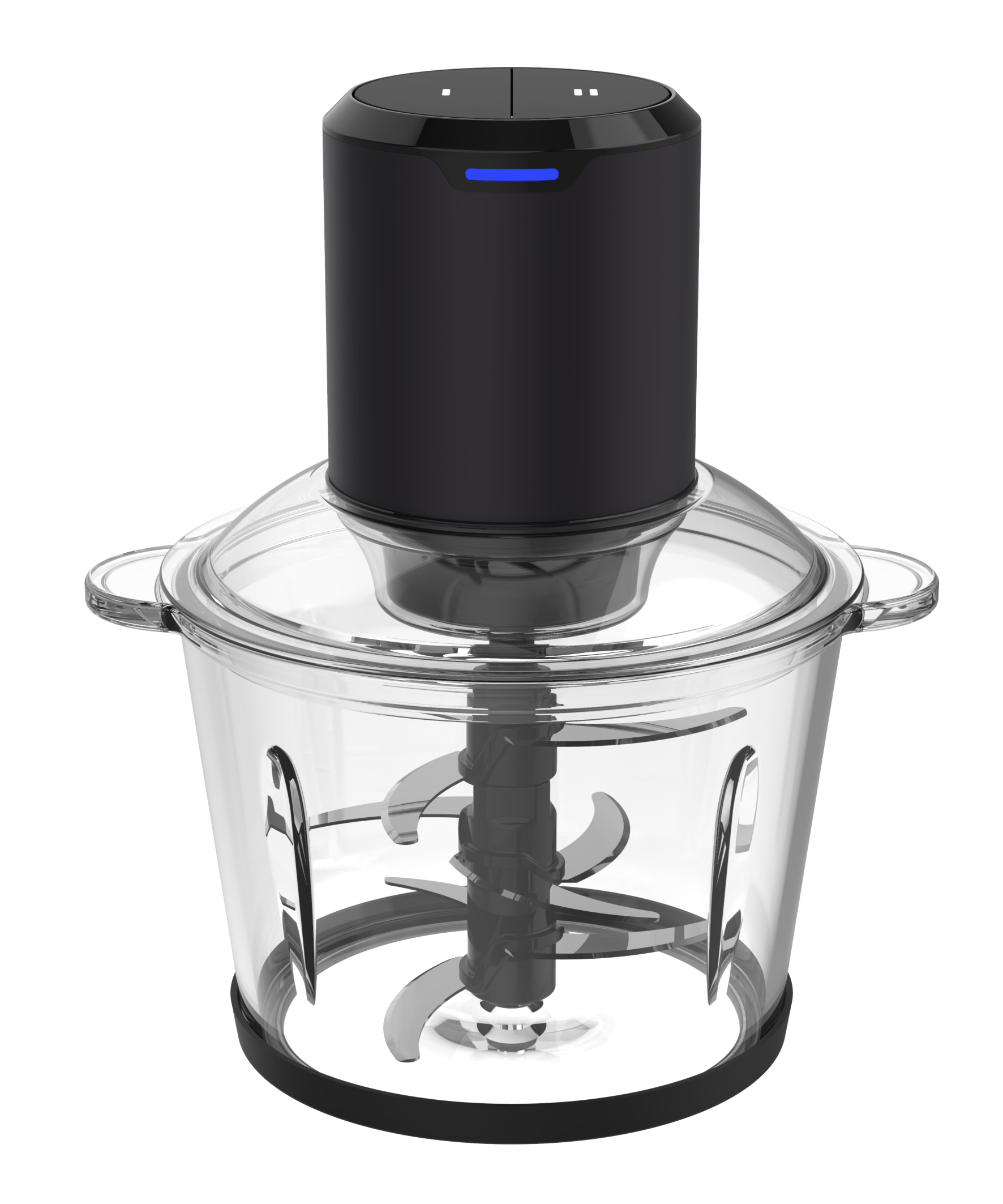 Multifunctional High-end Stainless Steel Big Capacity 9-blade Electric Food Processor Household Chopper and Meat Grinder