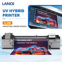 Imprimante UV hybride LANQI RM3200MAX 3200 mm, film souple, film flexible, film rétroéclairé 3P, film vinyle haute transparence, cuir, toile