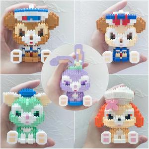 Ensemble de construction Starliana Dream Balloon House, figurines de lapin et d'ours, briques de micro-particules, modèle éducatif créatif - Product Image 2