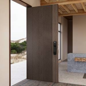 Puertas de Entrada Principales de Lujo en Canadá, Puerta Exterior Moderna, Puerta de Entrada Gigante de Madera Pivotante - Product Image 4