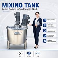 Mélangeur homogénéisateur en acier inoxydable Ace 100L pour produits chimiques, cire, déodorant, baume à lèvres – Équipement de chauffage et de mélange