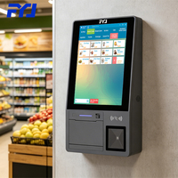 Terminal de commande, de paiement et de check-in Android FYJ F3-K1A pour restaurant, imprimante de reçus murale 58 mm, borne de paiement en libre-service