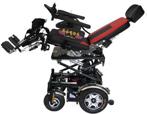 Silla de ruedas eléctrica frenos electromagnéticos elevadores de sillas de ruedas levantados eléctricamente tumbados y levantados glúteos 0-8 km/h - Product Image 1