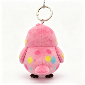 Customized Mini bird plush bag charm,Soft bird plush toy keychain, Plush bird keychain, <b>Cute</b> bird stuffed animal keyring - Product Image 3