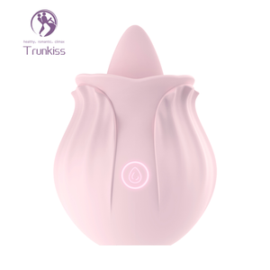 Rose <span class=keywords><strong>Tongue</strong></span> Licking Vibrator <span class=keywords><strong>Adult</strong></span> Produkt 10 Frequenz Zungen lecken stimuliert weibliche Klitoris Orgasmus Sexspielzeug Rose Vibrator - Product Image 3