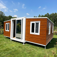 Maison modulaire à construction rapide, extensible, structure en acier personnalisée, maison d'hôtes extensible, norme d'exportation, insonorisée, isolée thermiquement