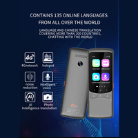 Machine de traduction vocale miniature professionnelle avec 4G/WiFi, 135 langues, batterie 3000 mAh pour les études à l'étranger et les voyages d'affaires