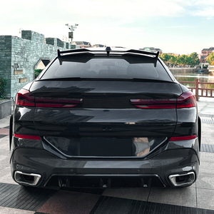 Alerón de Techo Tipo Blade ABS para BMW X6 G06 Sport <span class=keywords><strong>2019</strong></span>+, Color Negro Piano con Patrón de Fibra de Carbono, Decoración Exterior - Product Image 3