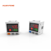 Sensor de presión de gas Huayifeng IP40 12-24VDC 500kpa PNP en peso ligero