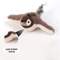 Jouet pour chat réaliste, oiseau qui bouge et qui couine, jouet électrique vibrant pour stimuler l'instinct de chasse des chatons en intérieur