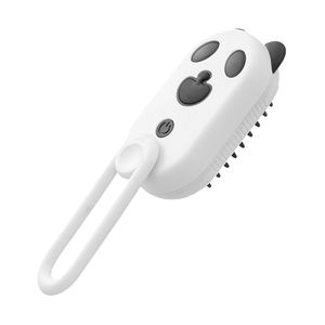 Spazzola a Vapore per Gatti con Luce UV Ricaricabile, Pettine per Rimozione Peli di Animali, Spazzola Spray Massaggiante in ABS per Cani - Product Image 1