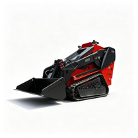 Chargeuse compacte sur chenilles ICOUGAR CG828A, mini-chargeuse à direction par déplacement latéral, moteur Kubota 25HP, homologuée EPA CE, pour les projets de construction et d'aménagement paysager