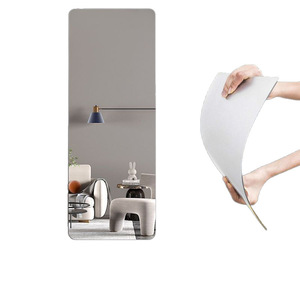 Self Adhesive Full Length Acrylic Soft Mirror Wall Mounted Makeup Mirror Home Dormitory Dressing Mirror - Product Image 5