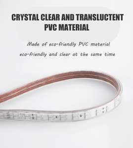 Tira de LED RGB Flexible de 50/100 Metros por Rollo, 220V, Impermeable, 60D, 8mm, Cortable, con Cambio de Color, para Decoración Comercial en Exteriores - Product Image 4