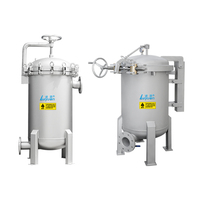 Filtre à cartouches multi-sacs à 4 étages en acier inoxydable 304 316L, réservoir sous pression, machine de filtration d'huile/eau, certification CE ISO