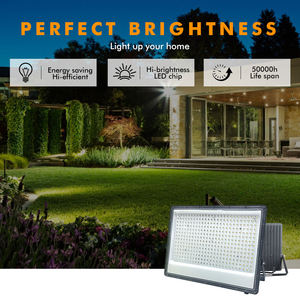 高輝度30W-100W AC 200W <span class=keywords><strong>LED</strong></span>フラッドライトIP65防水屋外アルミランプ本体120ビーム角度CRI 70 5年 - Product Image 2